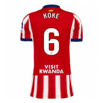 Atletico Madrid Koke #6 Maglia Gara Casa Repliche 2026-27 Donna Maniche Corte